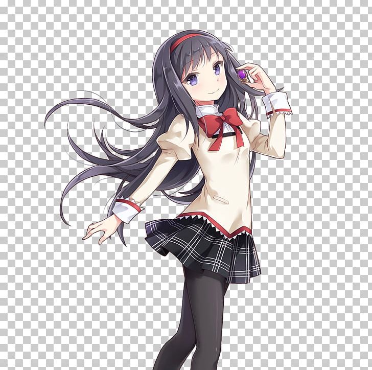 Homura Akemi Madoka Kaname Sayaka Miki Mami Tomoe Anime PNG, Clipart, Action Figure, Anime, Art, Artwork, Black Hair Free PNG Download