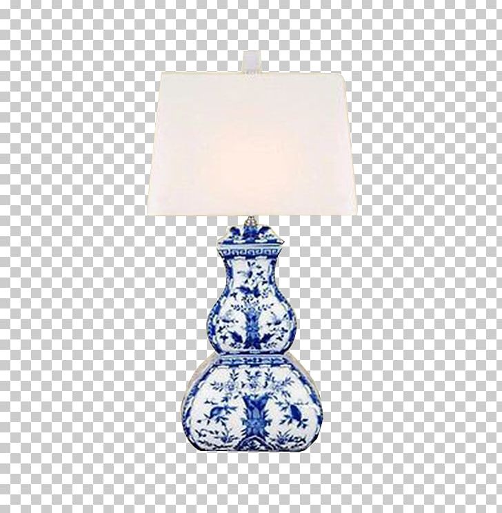 Lamp Blue And White Pottery Ceramic Lighting PNG, Clipart, Blue, Blue Abstract, Blue Background, Blue Flower, Chinoiserie Free PNG Download