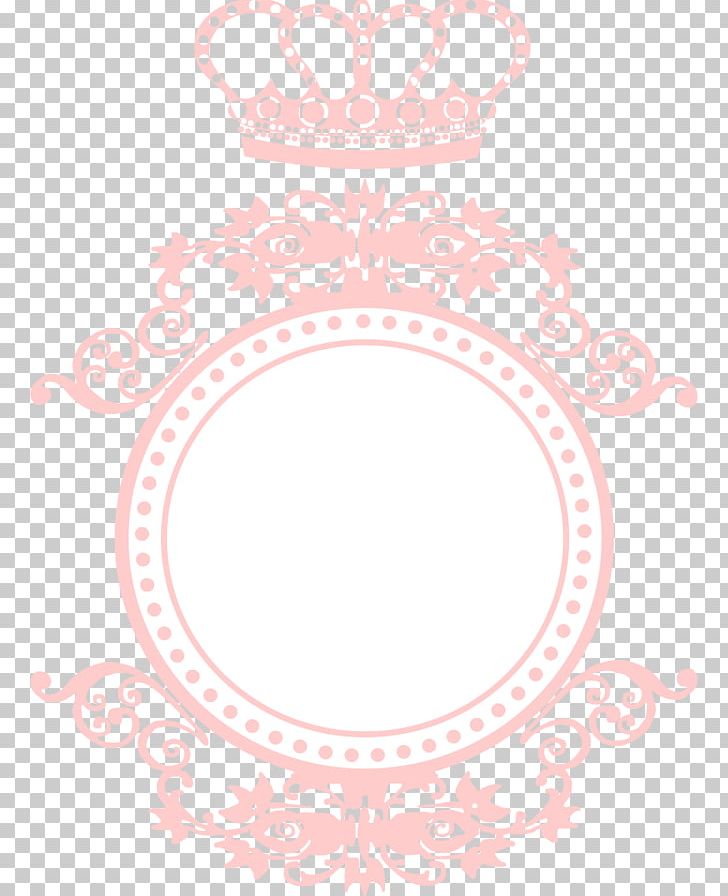 Monogram Crown Pink PNG, Clipart, Area, Circle, Circles, Color, Crown Free PNG Download