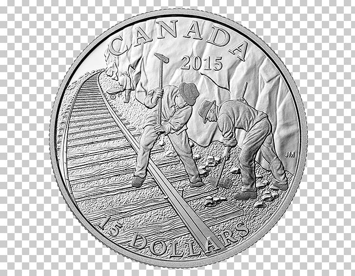 Silver Coin Canada Silver Coin Dollar Coin PNG, Clipart, Black And White, Canada, Coin, Coin Collecting, Commemorative Coin Free PNG Download