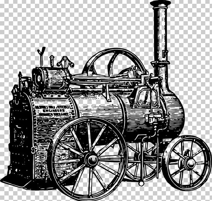 Train Industrial Revolution Steam Engine Steam Locomotive PNG, Clipart, Black And White, Car, Engine, History Of The Steam Engine, Industria Free PNG Download