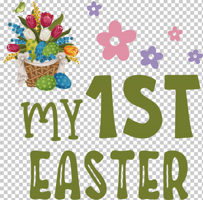My 1st Easter Easter Baskets Easter Day PNG, Clipart, Easter Baskets, Easter Day, Flower, Logo, M Free PNG Download