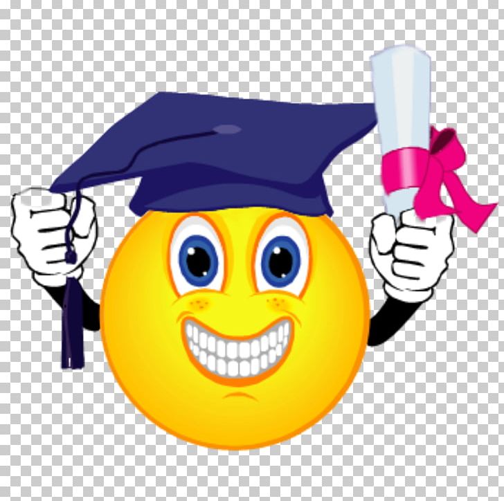 Smiley Graduation Ceremony Emoticon PNG, Clipart, Computer Icons, Emoticon, Face, Graduation Ceremony, Happiness Free PNG Download