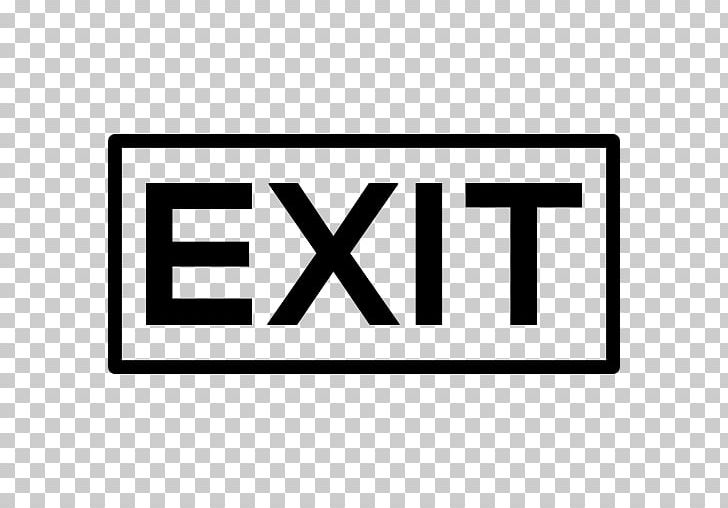 Exit Sign Emergency Exit Road Traffic Sign PNG, Clipart, Area, Bilingual Sign, Black, Black And White, Brand Free PNG Download