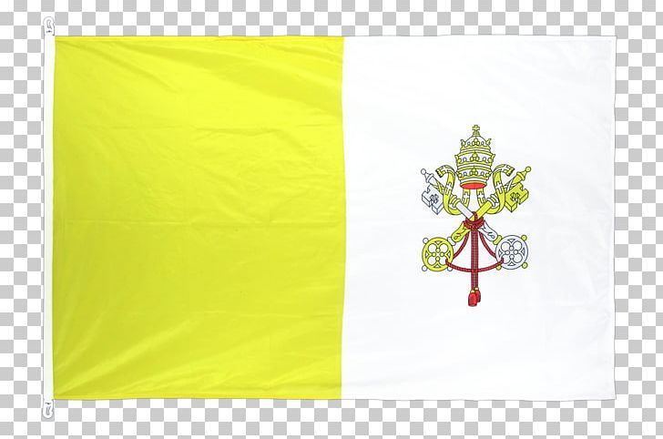 Flag Of Vatican City Flag Of Vatican City Yellow Brand PNG, Clipart, Brand, Centimeter, Drawn Thread Work, Flag, Flag Of Vatican City Free PNG Download
