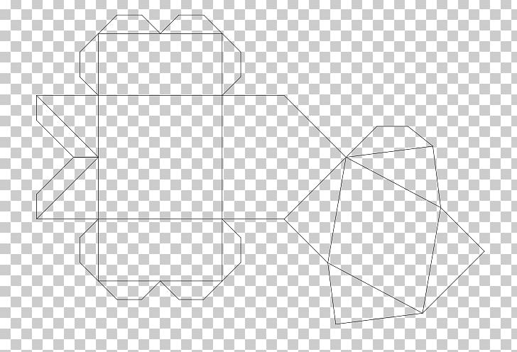 Paper K-dron Solid Geometry Net Polyhedron PNG, Clipart, Angle, Area, Black, Black And White, Circle Free PNG Download