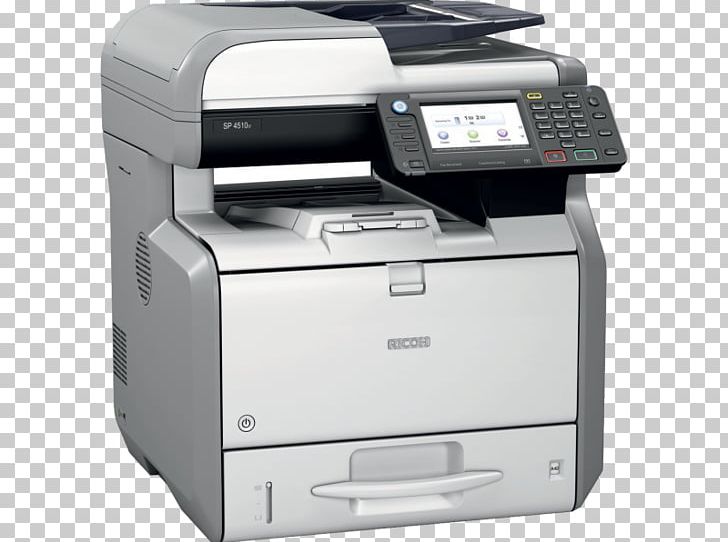 Multi-function Printer Ricoh Photocopier Printing PNG, Clipart, Automatic Document Feeder, Black And White, Electronic Device, Electronics, Fax Free PNG Download