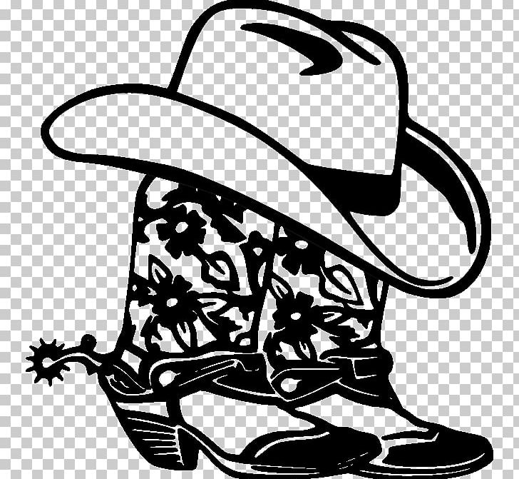 Bucking Cowboy Hat Horse PNG, Clipart, Animals, Artwork, Black And White, Boots, Bronco Free PNG Download