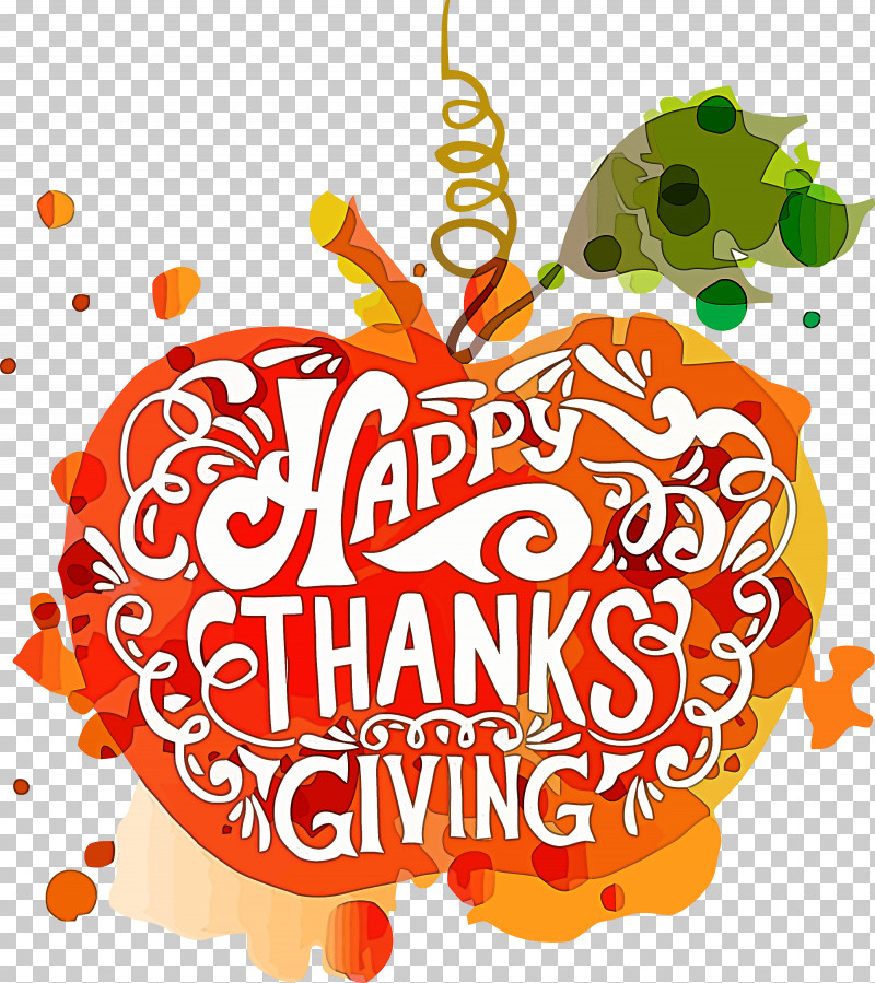 Happy Thanksgving PNG, Clipart, Happy Thanksgving, Heart, Holiday Ornament, Orange, Ornament Free PNG Download