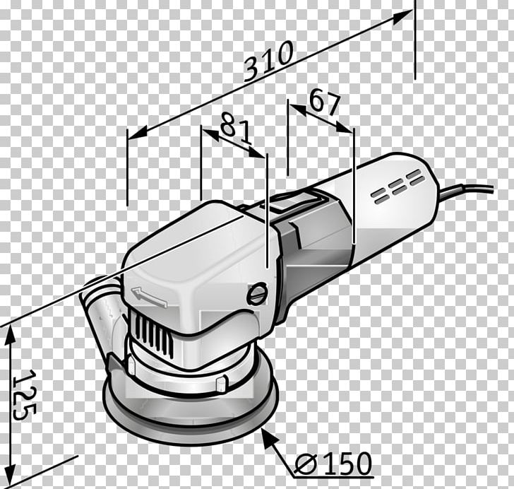 Random Orbital Sander Grinding Machine Vacuum Cleaner PNG, Clipart, Angle, Auto Part, Belt Grinding, Black And White, Dust Collection System Free PNG Download