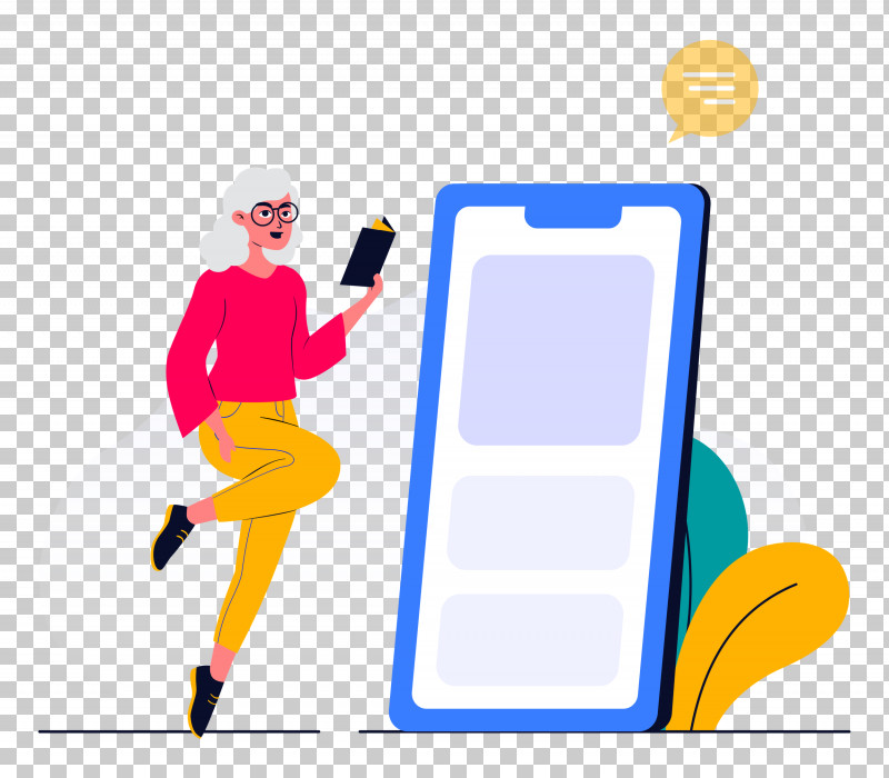 Mobile Phone Ebusiness Girl PNG, Clipart, Behavior, Cartoon, Ebusiness, Geometry, Girl Free PNG Download