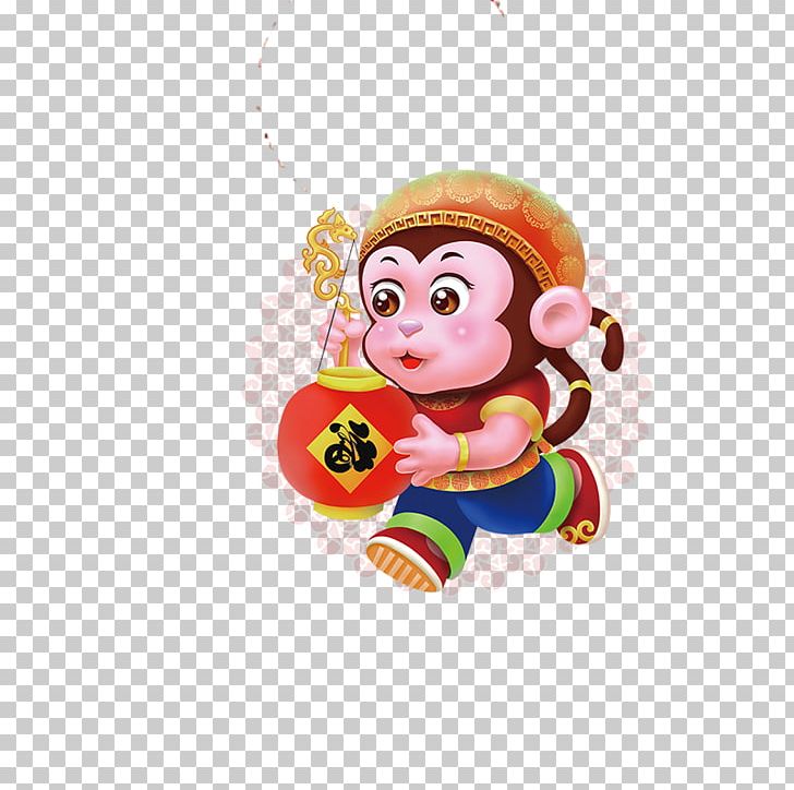 Chinese New Year Monkey PNG, Clipart, Ali New Years Day, Animals, Baby Toys, Cartoon, Cartoon Monkey Free PNG Download