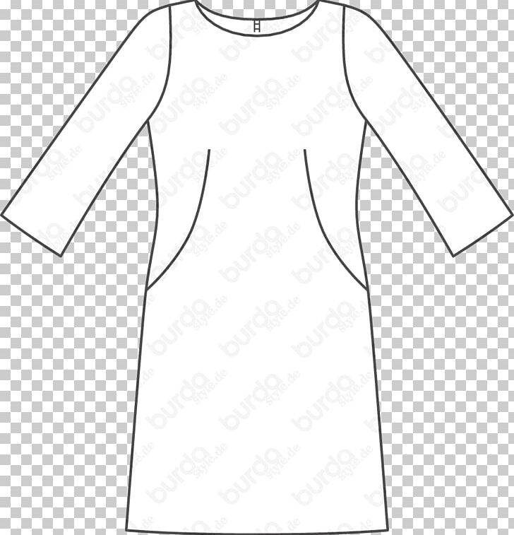 T-shirt Dress Collar Fashion Pattern PNG, Clipart, Angle, Bellbottoms, Black, Black And White, Blouse Free PNG Download