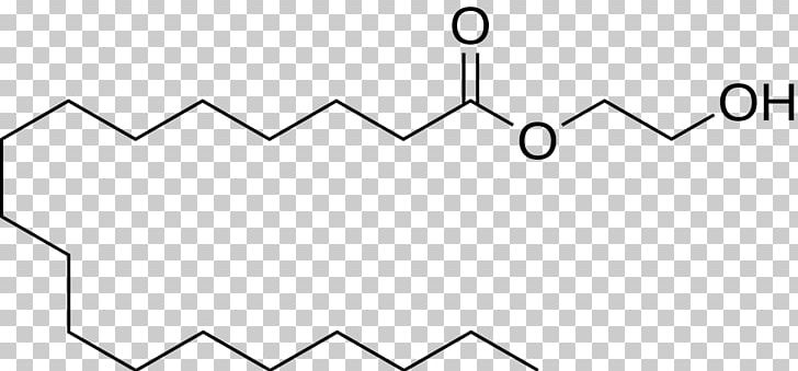 Glycol Stearate Ethylene Glycol Stearic Acid Glyceryl Behenate Glycerol Monostearate PNG, Clipart, Angle, Black, Black And White, Brand, Chemical Compound Free PNG Download