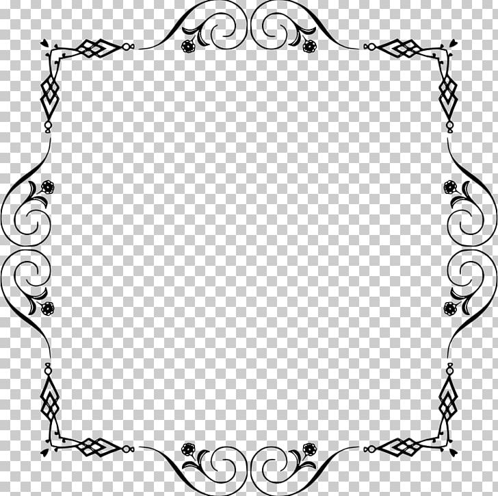 Borders And Frames Frames PNG, Clipart, Area, Artwork, Black, Black And White, Body Jewelry Free PNG Download