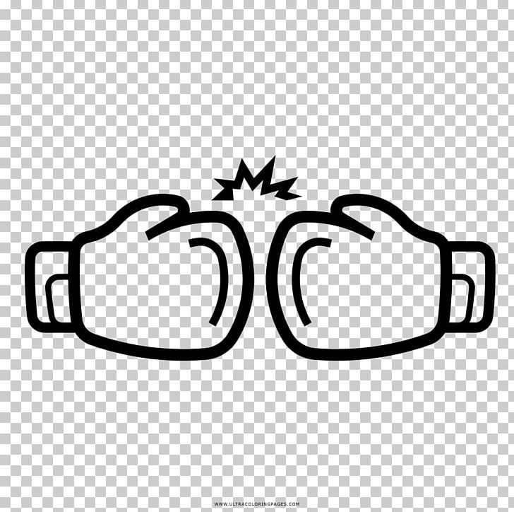 Boxing Glove Drawing Coloring Book PNG, Clipart, Animaatio, Area, Black