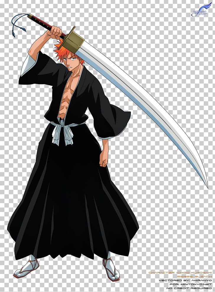 Ichigo Kurosaki Bleach Shinigami Hollow Zanpakutō PNG, Clipart, Action Figure, Arrancar, Bleach, Cartoon, Character Free PNG Download