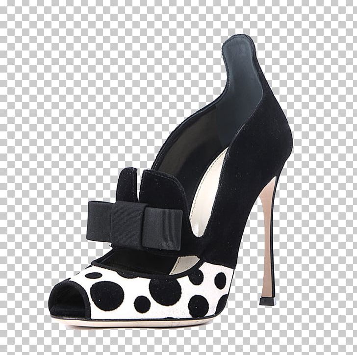 Black And White High-heeled Footwear PNG, Clipart, Accessories, Background Black, Black, Black Background, Black Hair Free PNG Download