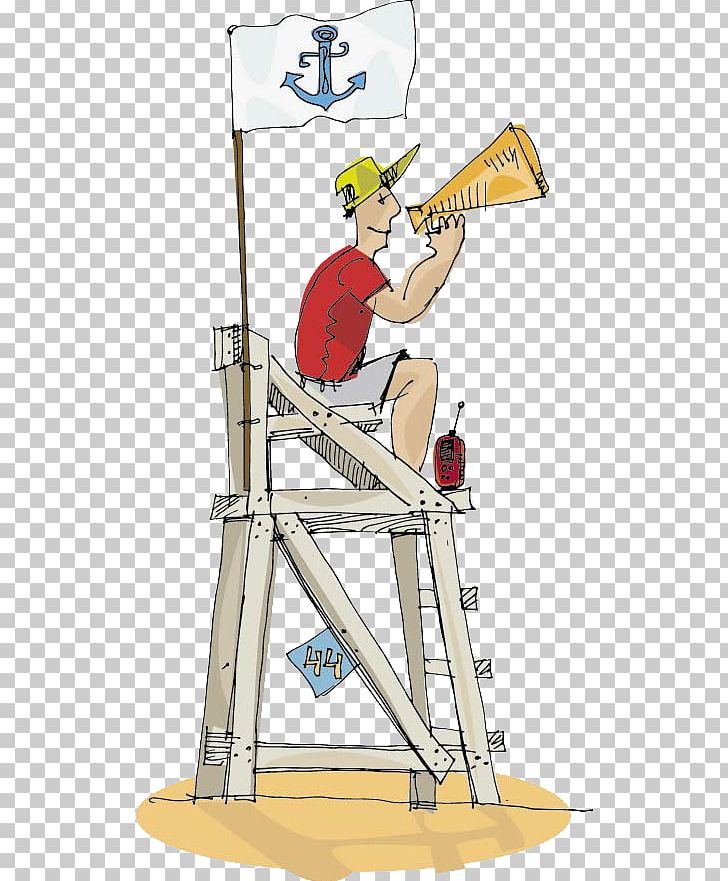 Cartoon Lifeguard Illustration PNG, Clipart, Art, Beach, Business Man, Cartoon, Character Free PNG Download