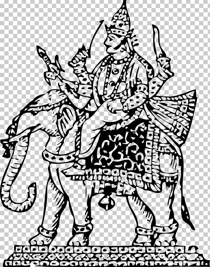 Indra Ganesha Parvati Hinduism Coloring Book PNG, Clipart, Angel, Art, Artwork, Black And White, Coloring Book Free PNG Download