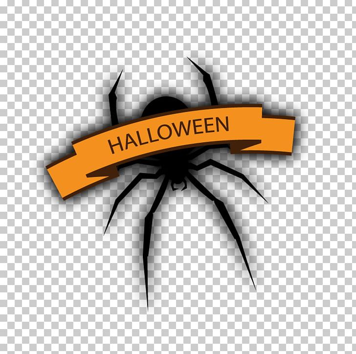 Spider Halloween Bat PNG, Clipart, Banner, Brand, Download, Elements, Encapsulated Postscript Free PNG Download