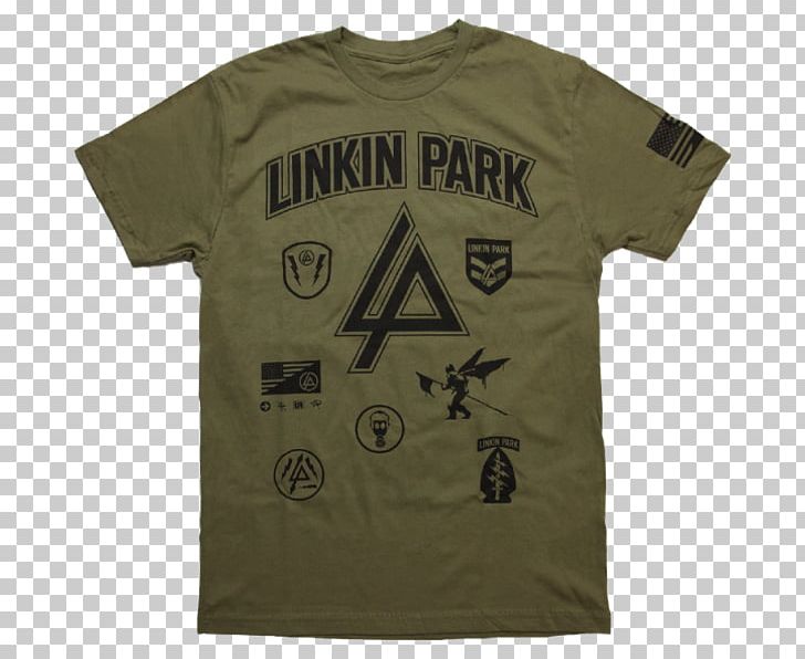 Linkin Park T-shirt Meteora One More Light Minutes To Midnight PNG, Clipart, Active Shirt, Angle, Brand, Clothing, Green Free PNG Download