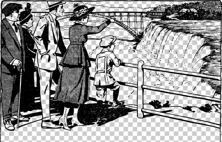 Horseshoe Falls Niagara Falls Falls Avenue Waterfall PNG, Clipart, Art, Black And White, Cartoon, Child, Computer Icons Free PNG Download