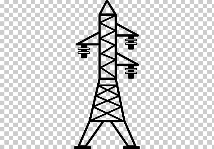 Transmission Tower Electric Power Transmission Electricity Overhead Power Line PNG, Clipart, Angle, Black, Black And White, Computer Icons, Electric Power Free PNG Download