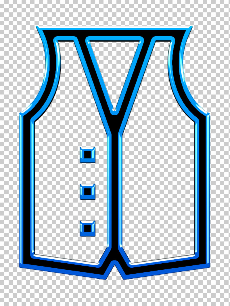 Vest Icon Clothes Icon PNG, Clipart, Clothes Icon, Electric Blue, Vest Icon Free PNG Download
