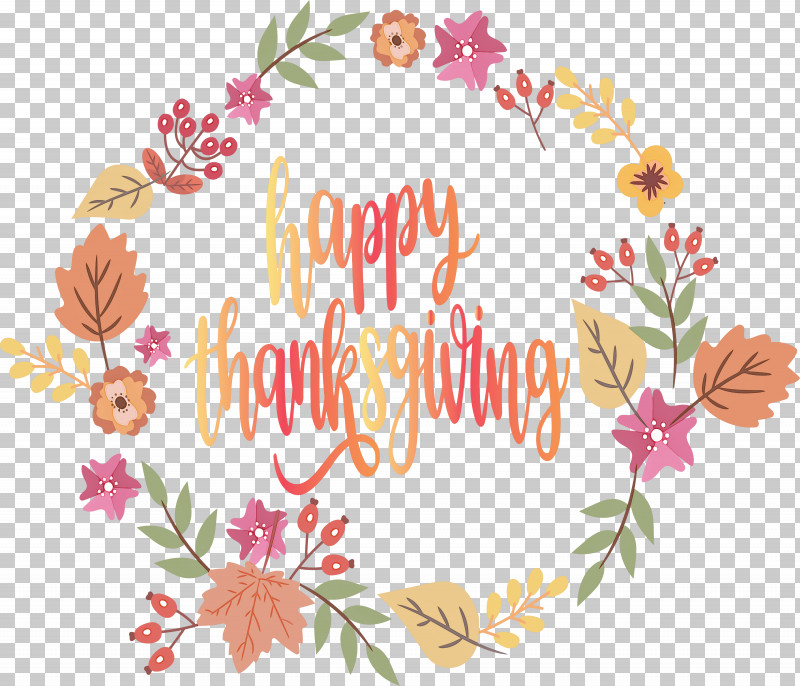 Happy Thanksgiving Autumn Fall PNG, Clipart, Abstract Art, Autumn, Fall, Fall Wreath, Garland Free PNG Download