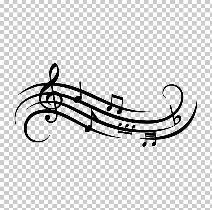 Music School Melody Musical Note Sticker PNG, Clipart, Art, Artwork, Background Music, Black And White, Calligraphy Free PNG Download