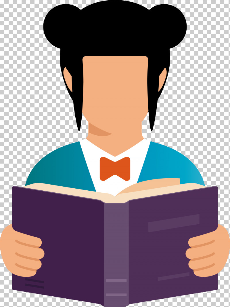 Reading Book Teacher PNG, Clipart, Behavior, Book, Cartoon, Education, Female Free PNG Download