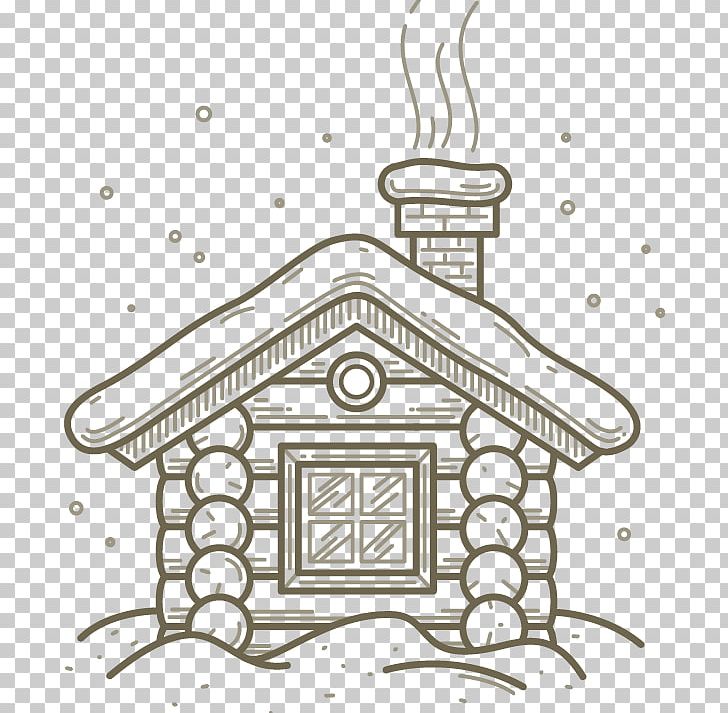 Drawing House Line Art PNG, Clipart, Area, Black And White, Chimney, Chimney Vector, Designer Free PNG Download