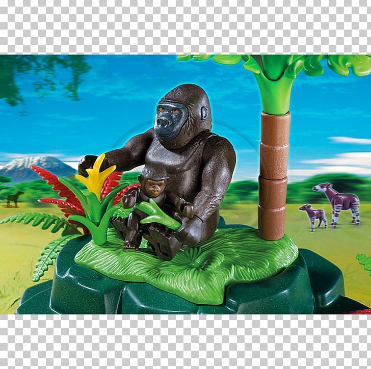 Gorilla Okapi Toy Primate Playmobil PNG, Clipart, Animals, Fauna Of Africa, Film, Game, Giant Panda Free PNG Download