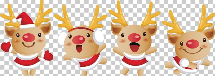 Reindeer Santa Claus Christmas PNG, Clipart, Christmas, Christmas Card, Christmas Decoration, Christmas Ornament, Clip Free PNG Download