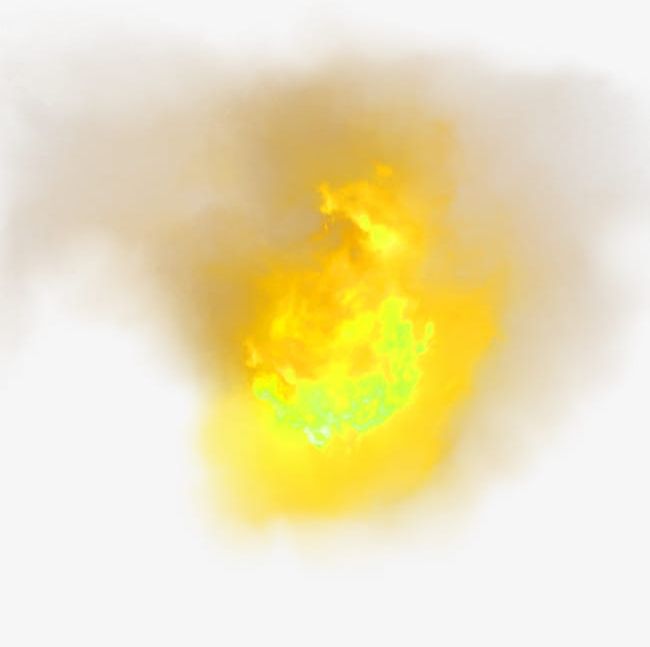 Yellow Flame Flame Smoke Effect Element PNG, Clipart, Effect, Effect Clipart, Effect Element, Element, Explosion Free PNG Download