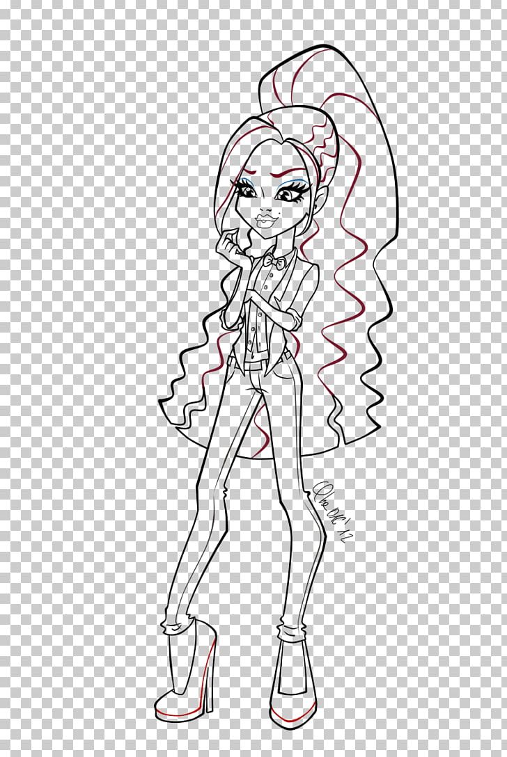 Monster High Doll Ghoul Coloring Book PNG, Clipart, Angle, Area, Arm, Art, Artwork Free PNG Download