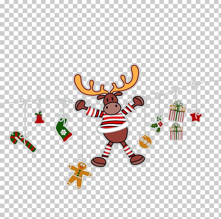 Reindeer Christmas PNG, Clipart, Art, Christmas Frame, Christmas Lights, Christmas Vector, Color Free PNG Download