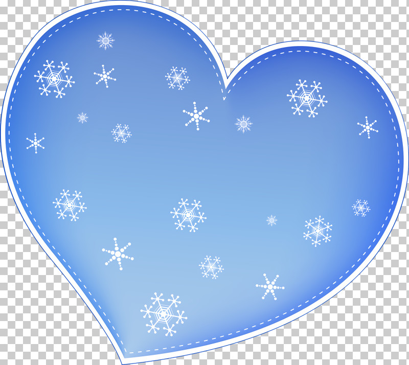 Valentines Day Heart PNG, Clipart, Blue, Heart, Sky, Snow, Snowflake Free PNG Download