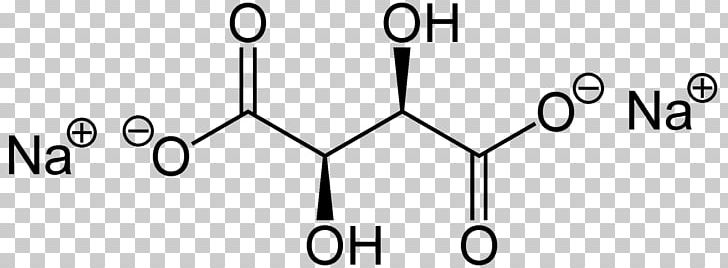 Sodium Tartrate Potassium Tartrate Potassium Bitartrate Tartaric Acid PNG, Clipart, Angle, Black, Black And White, Diagram, Disodium Phosphate Free PNG Download