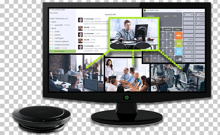 Computer Monitors Call Centre IP PBX Video Business Telephone System PNG, Clipart, Business Telephone System, Computer Monitor Accessory, Display Advertising, Electronics, Instant Messaging Free PNG Download