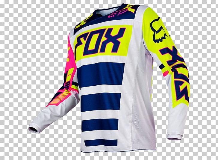 Fox Racing T-shirt Clothing Top PNG, Clipart, Active Shirt, Blue White, Brand, Clothing, Falcon Free PNG Download