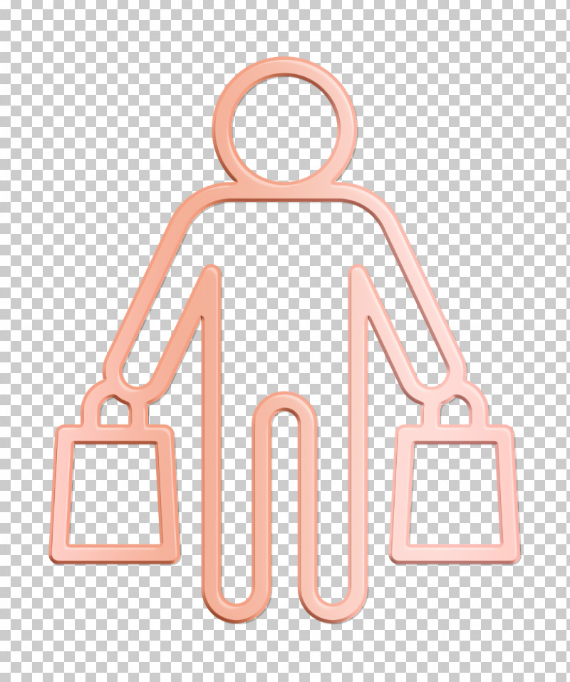 Shopper Icon Man With Shopping Icon Commerce Icon PNG, Clipart, Black Friday Line Craft Icon, Commerce Icon, Geometry, Line, Mathematics Free PNG Download