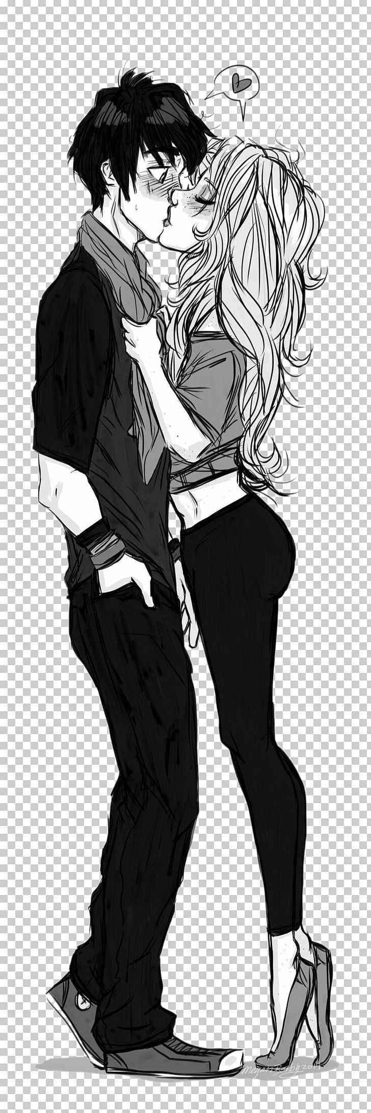 The Kiss Drawing Anime How to Draw Manga kiss love black Hair png   PNGEgg