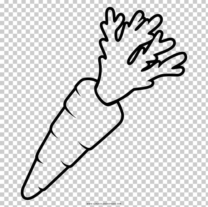 Black And White Drawing Coloring Book Carrot PNG, Clipart, Area, Arm, Art, Black, Black And White Free PNG Download