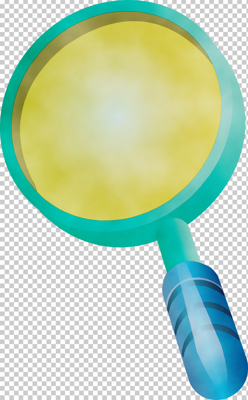 Yellow Turquoise Makeup Mirror PNG, Clipart, Magnifier, Magnifying Glass, Makeup Mirror, Paint, Turquoise Free PNG Download