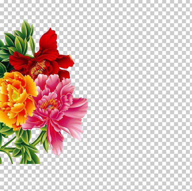 Flower Moutan Peony Pattern PNG, Clipart, Chinese, Color, Cut, Dahlia, Flower Arranging Free PNG Download