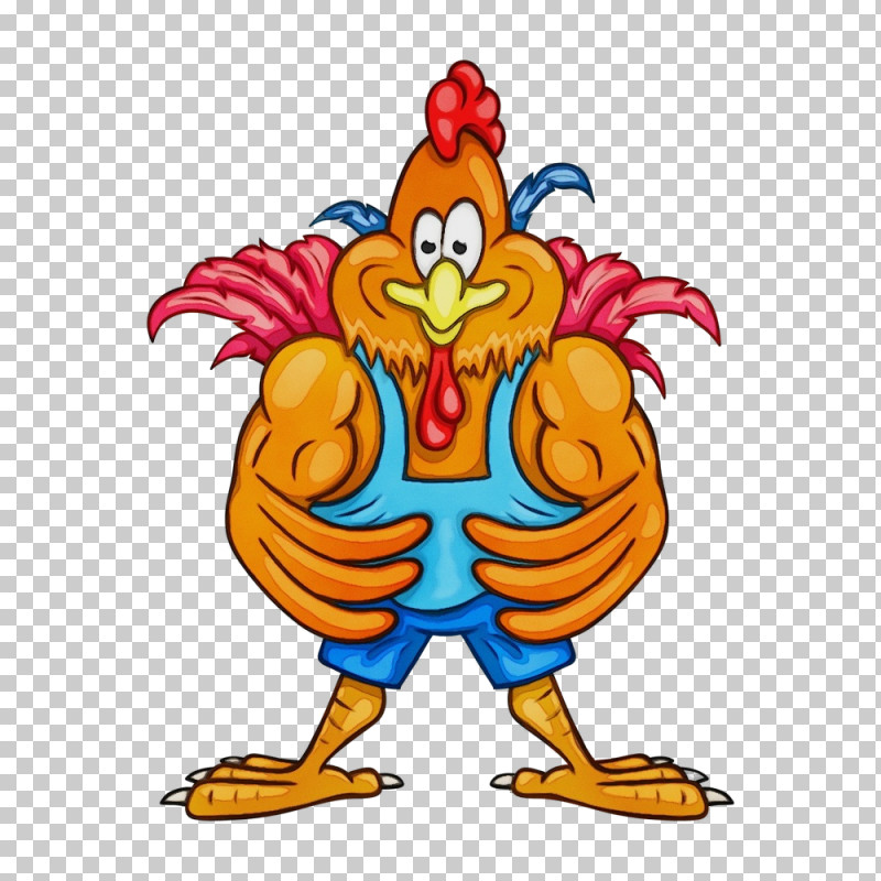 Rooster Chicken Cartoon Bird PNG, Clipart, Bird, Cartoon, Chicken, Paint, Rooster Free PNG Download