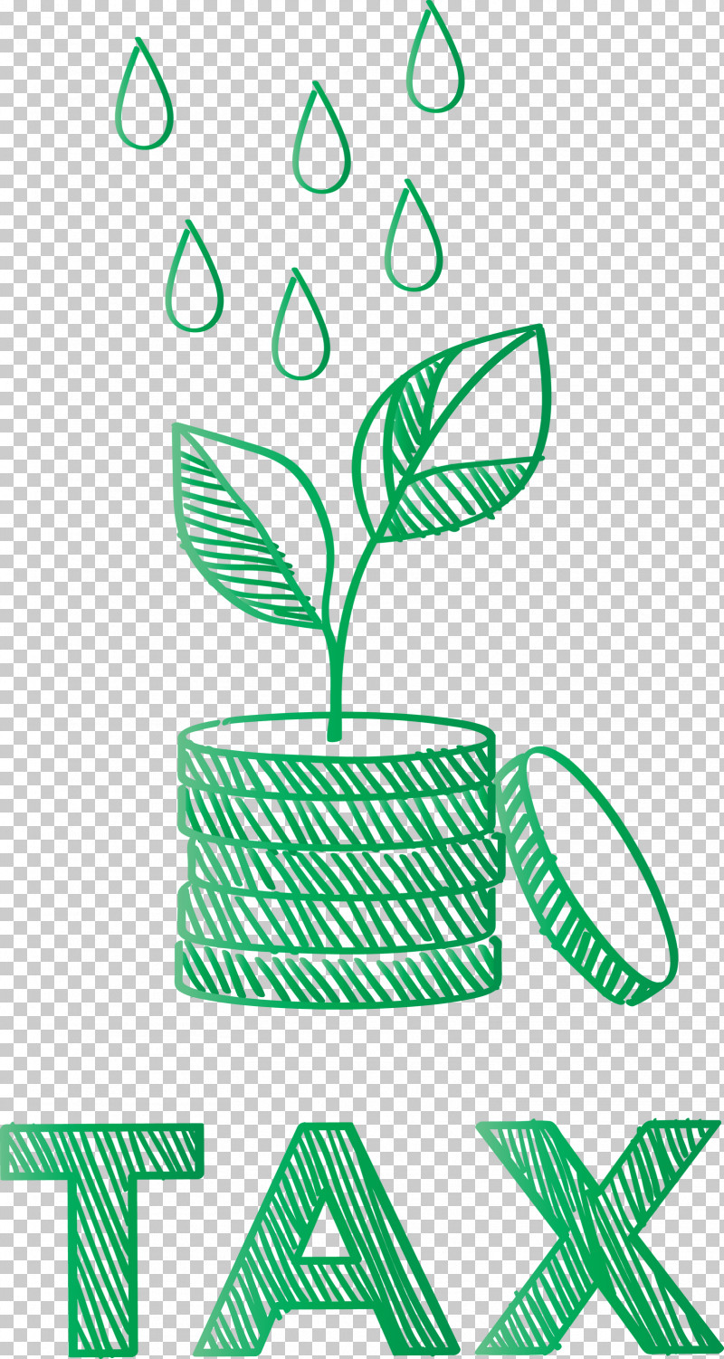Tax Day PNG, Clipart, Flowerpot, Green, Leaf, Line, Line Art Free PNG Download