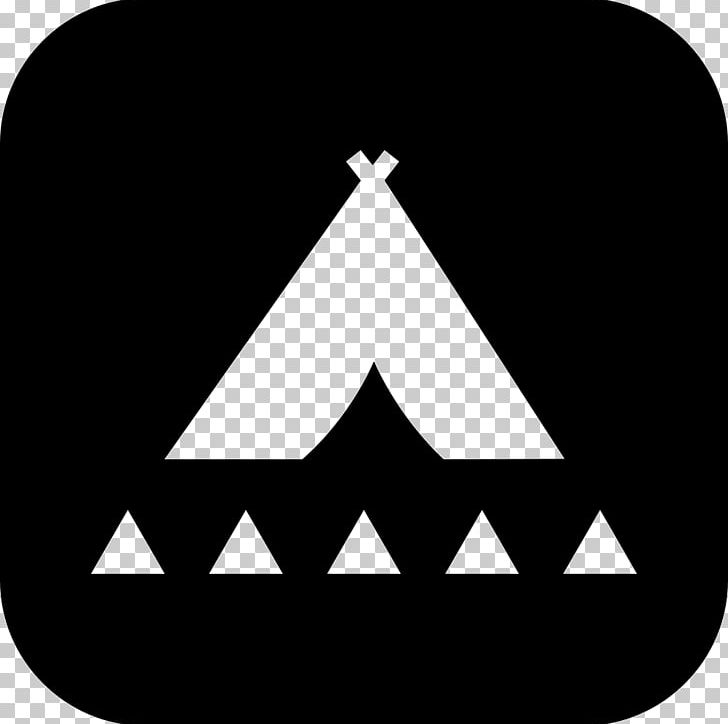 Computer Icons Tent Symbol Square PNG, Clipart, Angle, Area, Bell Tent, Black, Black And White Free PNG Download